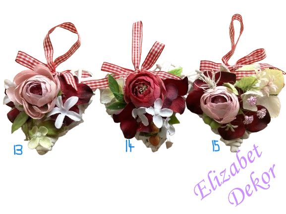 Aranž proutěné srdce MINI 13,14,15