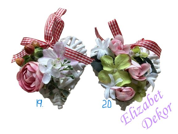 Aranž proutěné srdce MINI 19,20