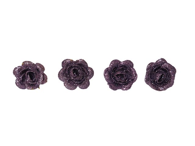 Čtyři růžičky fialové