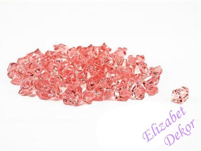 Dekorační krystaly - růžové