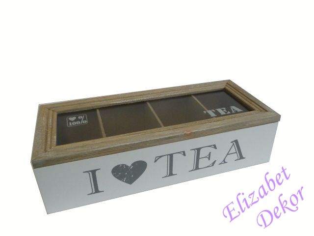 Krabička na čaj I LOVE TEA III.