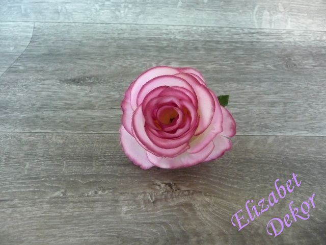 Květ růže - žíhaný růžový