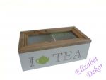 Krabička na čaj I LOVE TEA