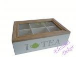 Krabička na čaj I LOVE TEA II.