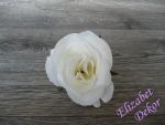 Květ růže - bílý smetanový střed