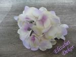 Květ Hortenzie - bílo-fialový