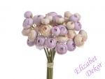 Kytice pryskyřníků mini květy - fialová