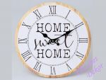 Hodiny s nápisem HOME