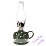 Petrolejová lampa - tmavě zelená