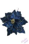 Vánoční růže - květ modro zlatá